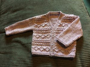 handknitted cardigan