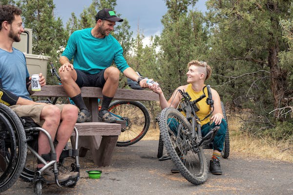 disabled friends together