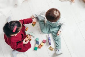 toddlers playing